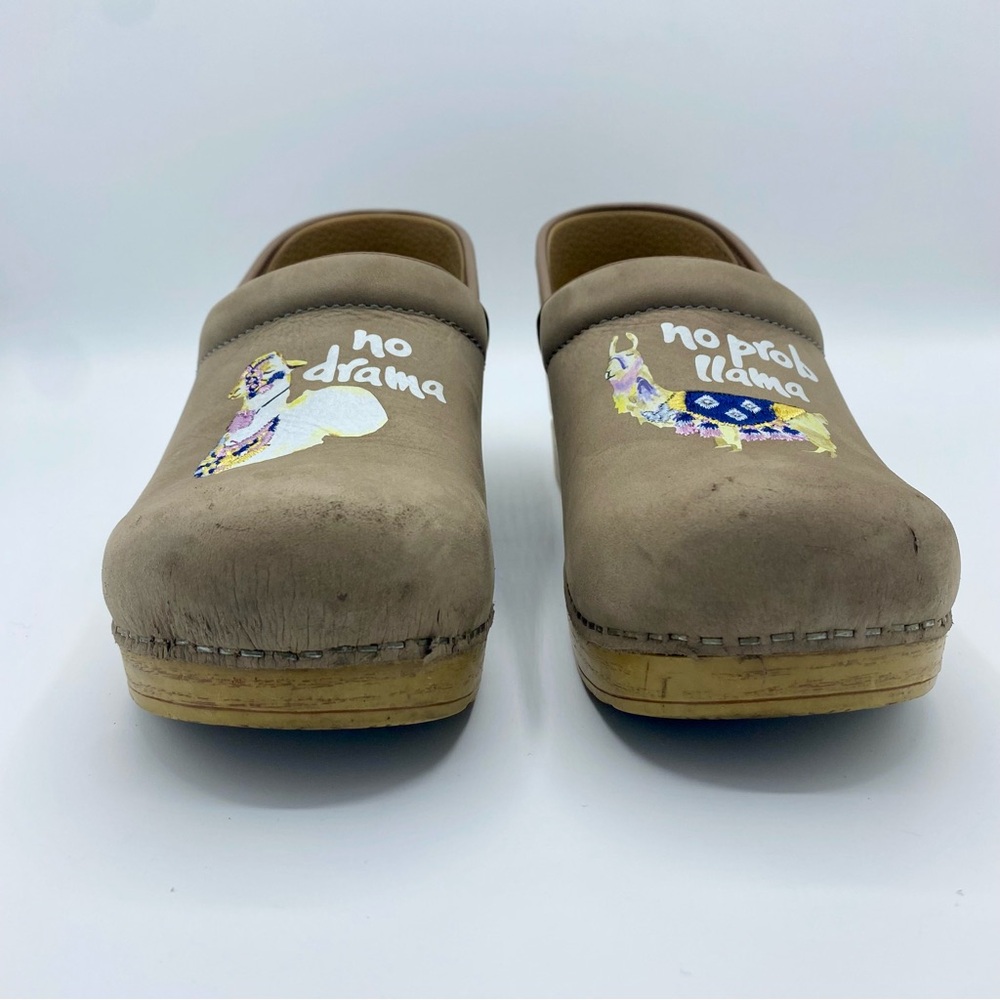 Dansko Twin Pro Llama Milled Nubuck Clog Size 41 / US 10.5 - 11 - Picture 6 of 12
